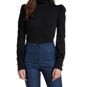 Veronica Beard Black Turtleneck Sweater